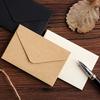 Vintage Kraft Paper Envelopes,Self-Sealing Mini Size |Matte Finish, Assorted Colors,Ideal for Business Cards,Wedding Invitations