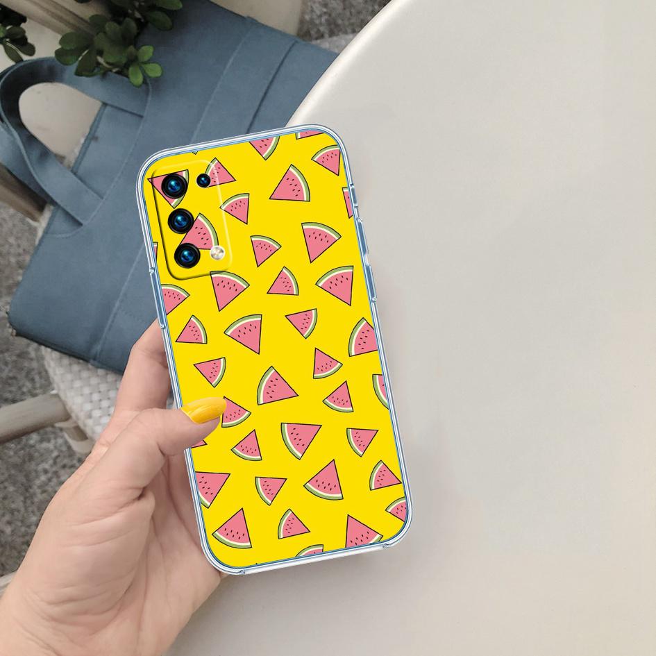 PP14 Cartoon Fruit Watermelon Phone Case for Motorola Moto G40 G04 G05 One Ace Action Fusion + Plus Hyper Macro Vision Zoom