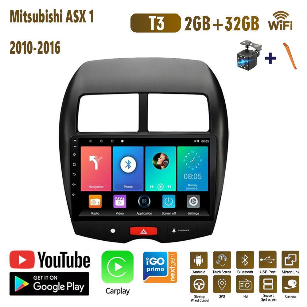 10 Zoll Android Carplay Für Mitsubishi ASX 1 2010-2016 Auto Radio Multimedia Video Player GPS Navigation WIFI 2 + 32GB