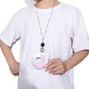 DIY Beaded Lanyard Retractable Badge Reel Lanyard Badge Holder Necklace with ID Card Holders