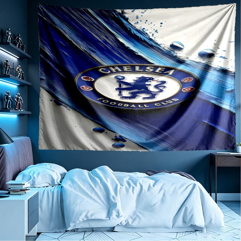 football club F.C Print Tapestry, Lightweight Wall Hanging, for Bedroom, Dorm, Living Room, Home Art Decor - Birthday Christmas Gift for Friends