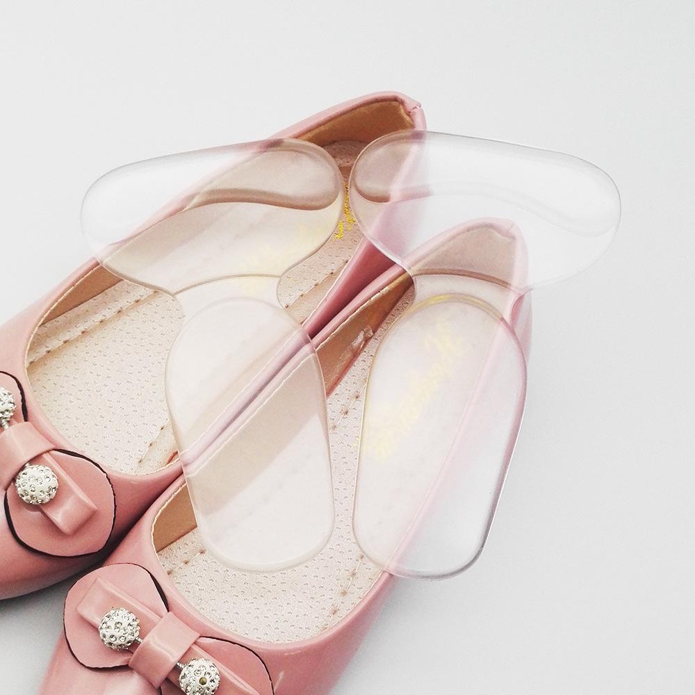 Transparent Silicone Anti-Friction Heel Grips - Invisible, Self-Adhesive Pads for Women's Shoes