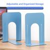 1/2PCS Metal Book Stand L-Shaped Desk Bookshelf Book High Quality Book Stoppers Supports  Office