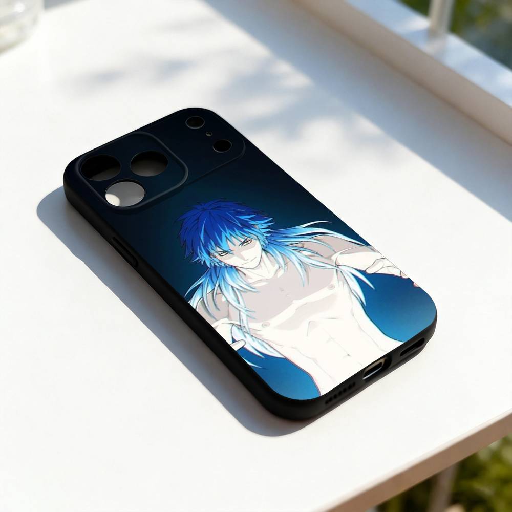 Aoba Seragaki D-DRAMAtical Phone Case For iPhone 17,16,15,14,13,12,11,Pro,Max,Plus,E,SE4,Air,Mini Black Soft Cover