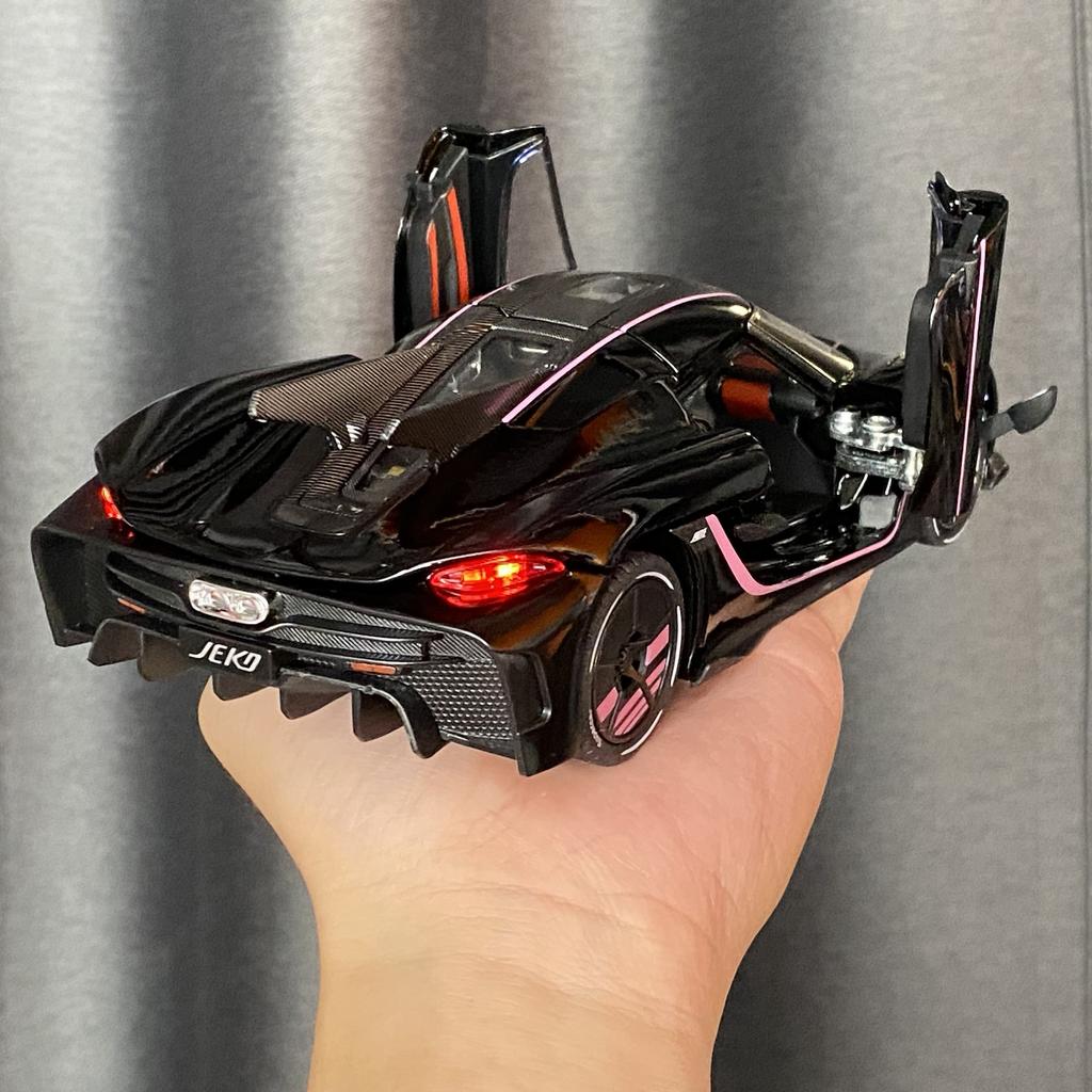 1/24 Jesko Absolut Supercar Alloy Metal Diecast Model Car Trendy Toy Ornaments Decoration Hobby Collection Holiday Present Gifts
