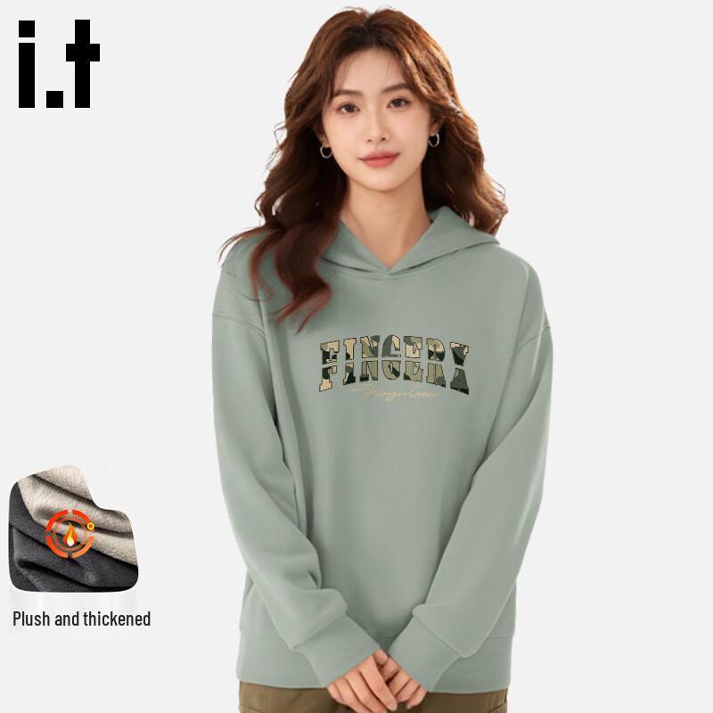 Fingercroxx IT Unisex Retro Mikina s kapucí podšitá fleecem