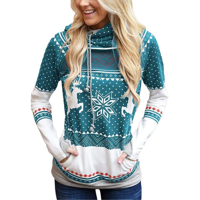 Premium Quality New Fashion Women Clothing Merry Christmas Letter Print T-shirt Long Sleeve