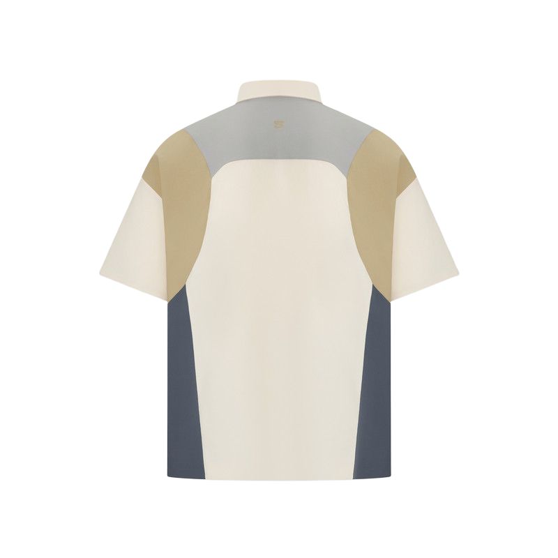 SALOMON Pl Ss Hyb Outdoor Polo Collar Zipper Quick-Dry Short Sleeve Shirt Unisex Shirts LC2882700