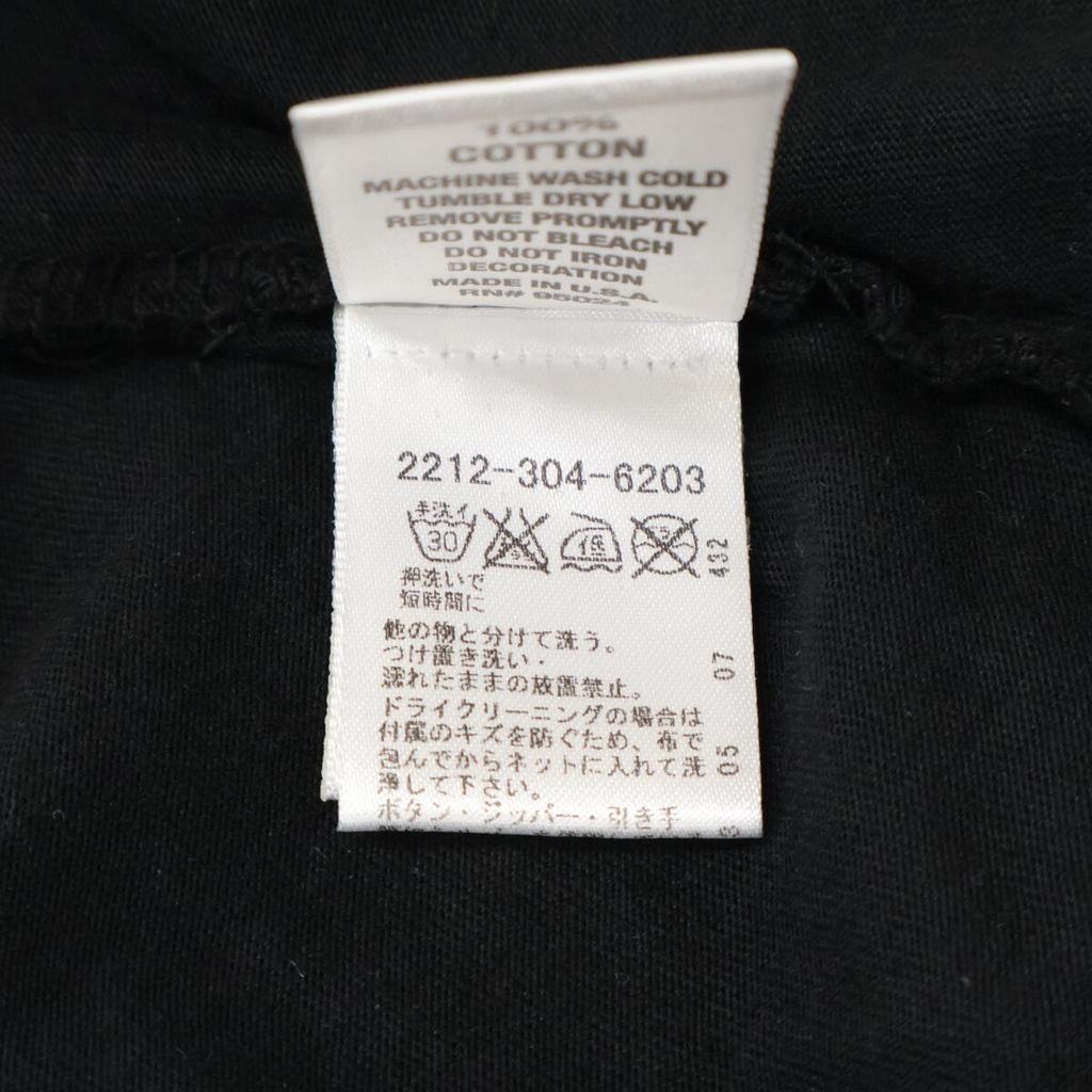 CHROME HEARTS CH POLO L/S BS Flare RS3 Print Long Sleeve Polo Shirt Tops S blackUsed