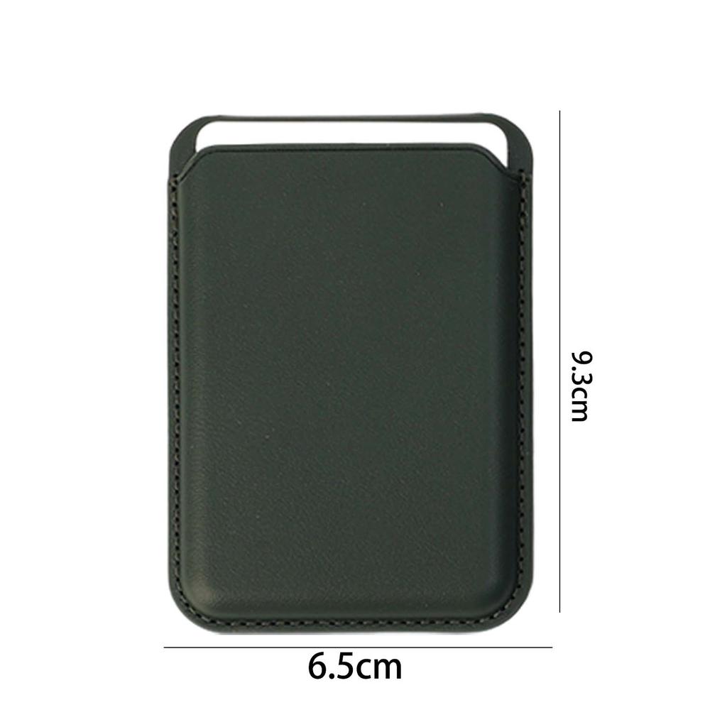 Leather Card Holder Magnetic Wallet for Magsafe Multifunctional Magnetic Phone Pouch Stand for IPhone 17 Air 16 Pro 15 14 13