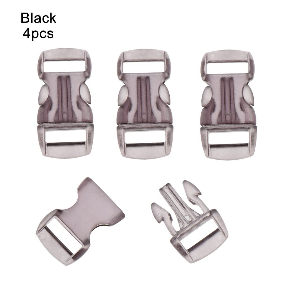 quality 3/8" 10mm Curved Dog Collar Strap Webbing Outdoor Tool Camp Bag Parts Side Release Buckle