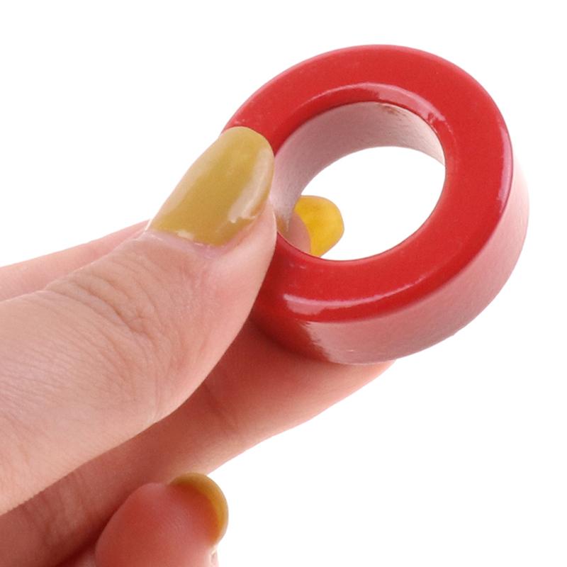 T130-2 Iron Ferrite Toroid 33*20*11 Mm For Inductors Iron Powder Red Ring Low Permeability