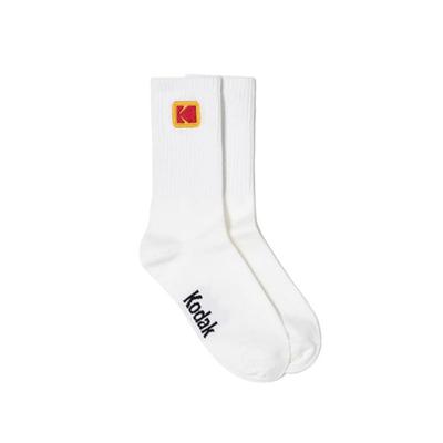 Kodak Apparel ColorPlus Mini Logo Socks WHITE