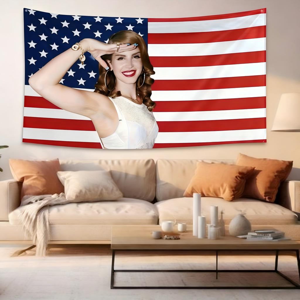 American Flag Tapestry No Power Required Indoor Outdoor Decor for Bedroom Living Room Dormitory