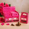 2x Backflow Incense Cones Rose 24-Pack Satya