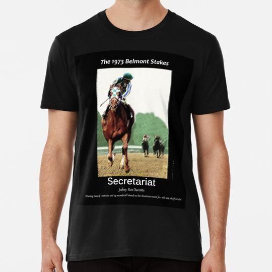 Секретариат Победитель Belmont Stakes 1973 S to 5XL Сделано в США Футболка S