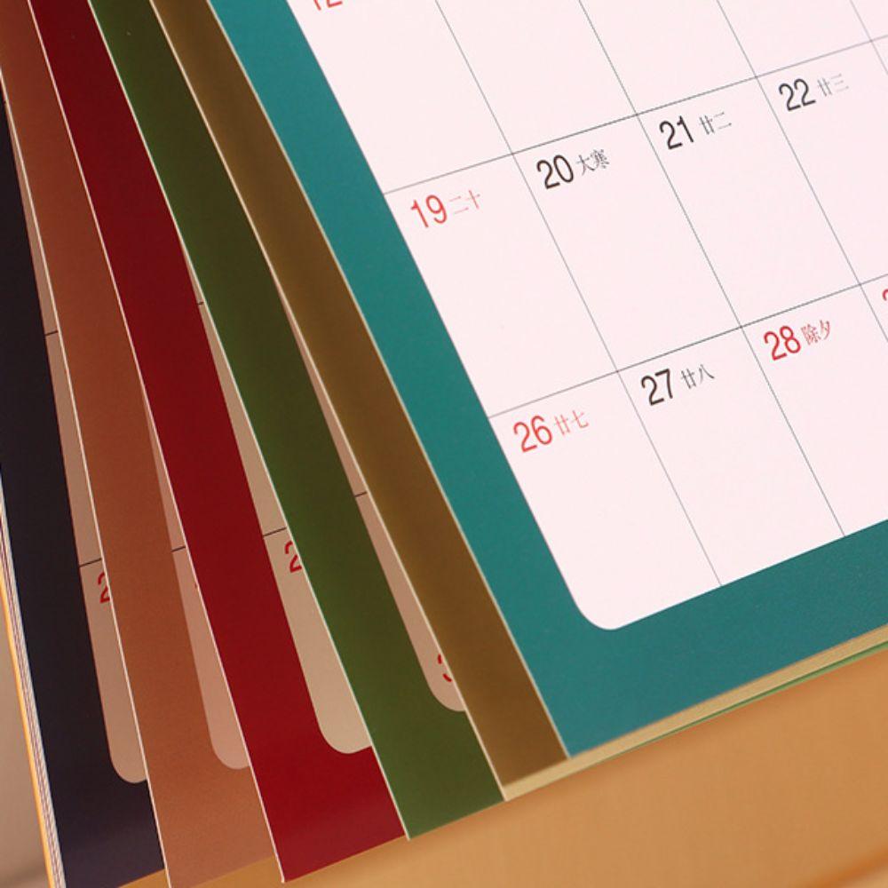 Chinese Traditional Year of The Snake Calendar with Note Daily Planner Calendar  Student