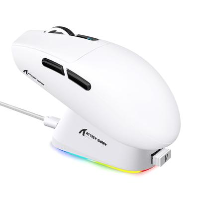MAMBASNAKE X ATTACK SHARK G3PRO Wireless Gaming Mouse with Magnetic Charging RGB Charging Wireless Wired Gaming 3 Comfortable In the 500mAh For FPS
