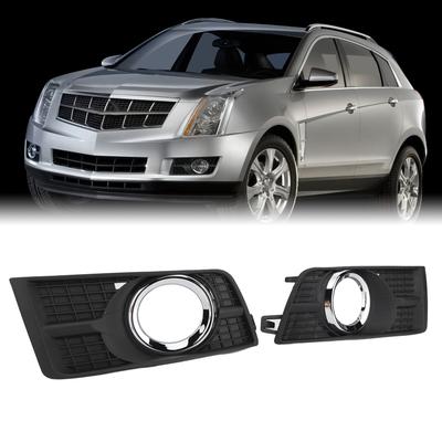 Car Front Fog Light Lamp Cover 25778388 Bezel Chrome Trim Left Right for SRX 2010‑2016 Front Left Fog Light Cover