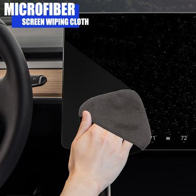 Ultrafint Mikrofiberduk för Rengöring av Bilens Pekskärm, Mikrofiberduk för Rengöring av Pekskärm för Instrumentpanel och Display