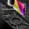 For iPhone 14/13 Bumper Cases Borderless Metal Frame Cover Compatible with MagSafe Kickstand