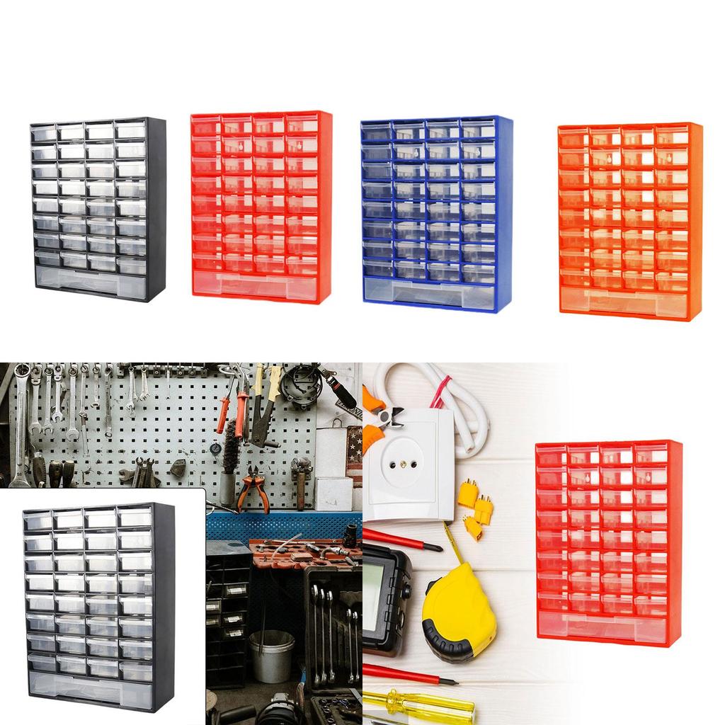 Drawer Storage Cabinet Organizer with Divider Home Container Garage Organization for Hardware Crafts Screws Bolts Small Items