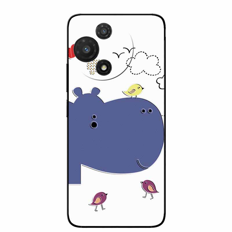 3D Cartoon Emboss Case For TCL 60R / TCL 60 SE NxtPaper Relief Embossed Retro Silicone Covers For 60 SE NXTpaper 5G Anime Bumper