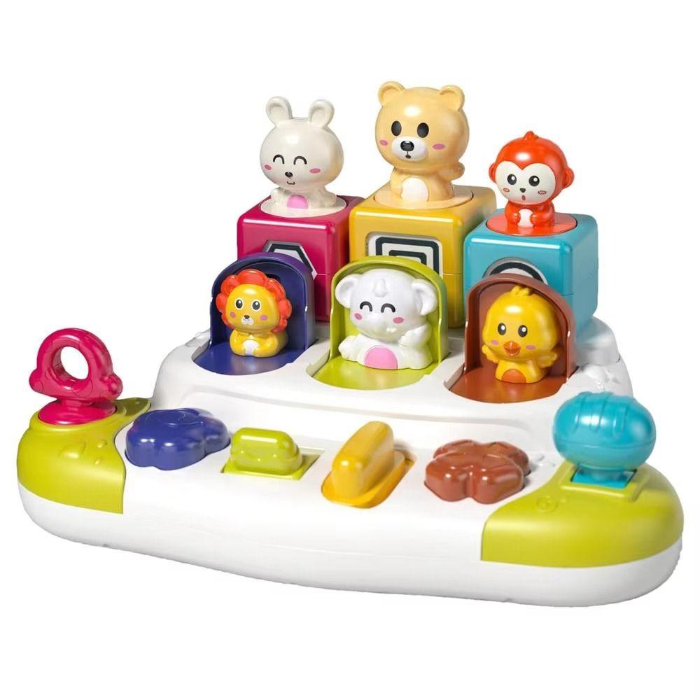 

Hide and Seek Interactive Animal Toy Box ABS Pop-up Animals Toy Early Learning Educational