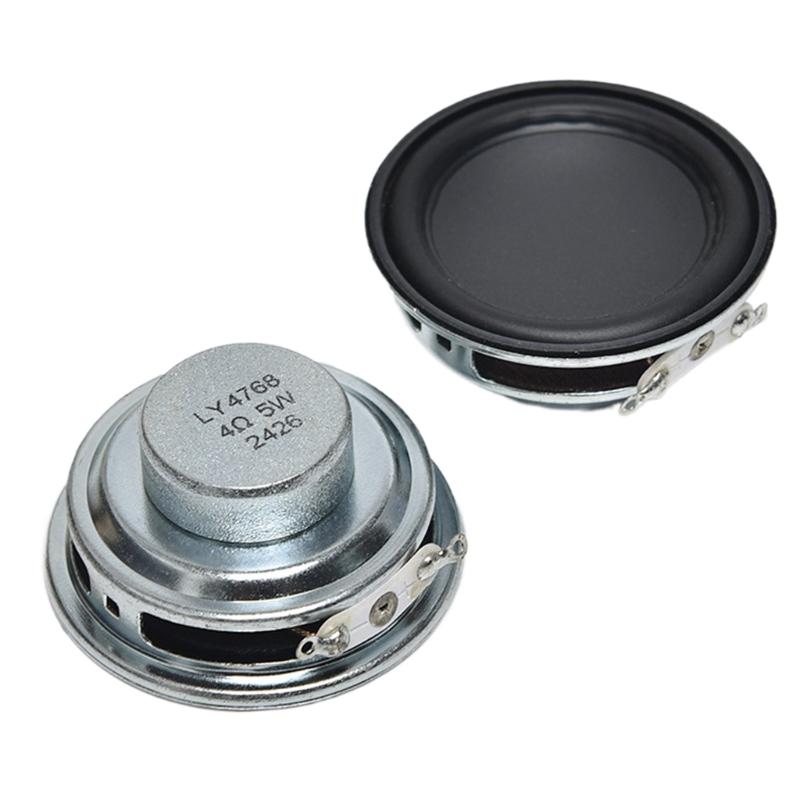 45mm Full Ranges Speaker 4Ohm 5W Sound Mini Portable Amplifiers Sound Speaker PU Side Loudspeaker Home Theater DIY