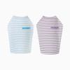 MIMINKO Striped Sleeveless T-Shirt [DW3MT1270]