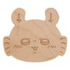Officially Licensed Chiikawa Wooden 10 X 8 Momonga Coaster, Approx. Cm, Colors, Brown, CKW14-346