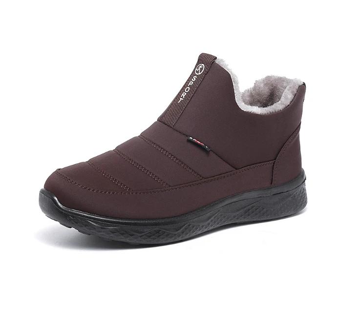 

2025 Мужские Новые Зимние Снежные Уличные Теплые Снежные Ботинки Водонепроницаемые и Противоскользящие Альпинистские Рабочие Хлопковые Ботинки Мужская Обувь 39