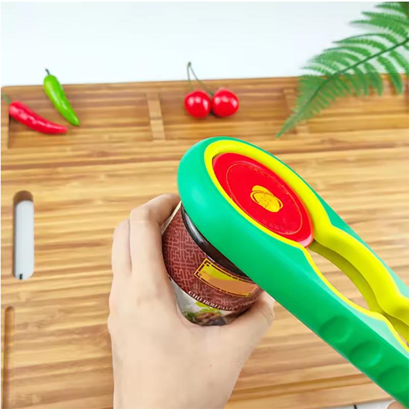 1/2 Multifunctional Cap Opener Four-In-One Cap Opener Can Opener Labor-Saving Cap Opener Kitchen Daily Necessities Bottle Opener