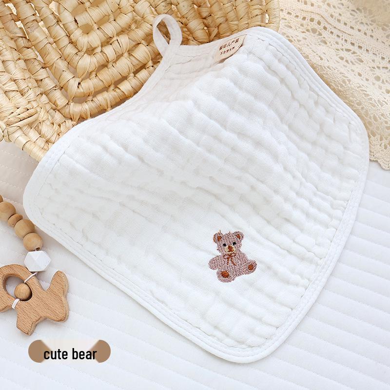 Six-Layer Soft Baby Gauze Washcloths - Absorbent Face Towels & Newborn Bibs