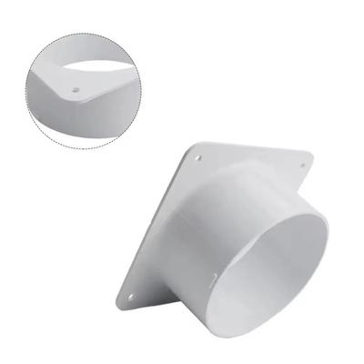 Plastikowy Adapter Rury Wentylacyjnej Kołnierz Złączka Montowany na Ścianie Łatwa Instalacja Złącze Rury Wydechowej Narzędzie do Kanałów