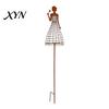 Decorative Outdoor Yard Ornament Vintage Metal Lady Trellis, Iron Girl Shaped Garden Plant Support Stake, Rustproof Flower Stand Climbing Vine Art for