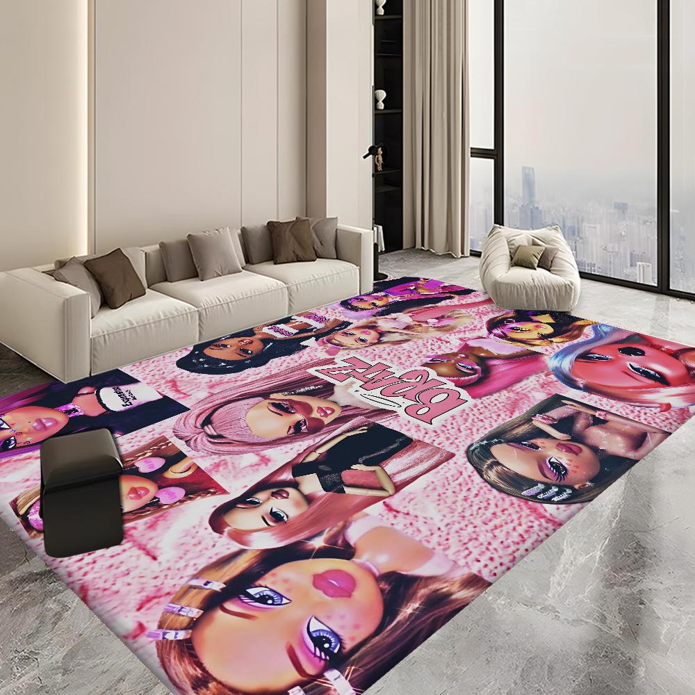 Lovely Bratz Cartoon Printed  Floor Mat Kids Room Bedroom Decoration Balcony Anti-Slip Doormat Living Room Welcome Rug