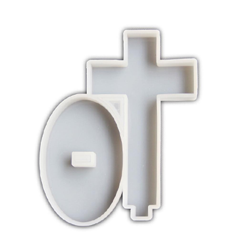 Cross Shape Silicone Molds for Making Candle Plaster Decorations Table Ornaments Epoxy Resin Molds Plaster Molds