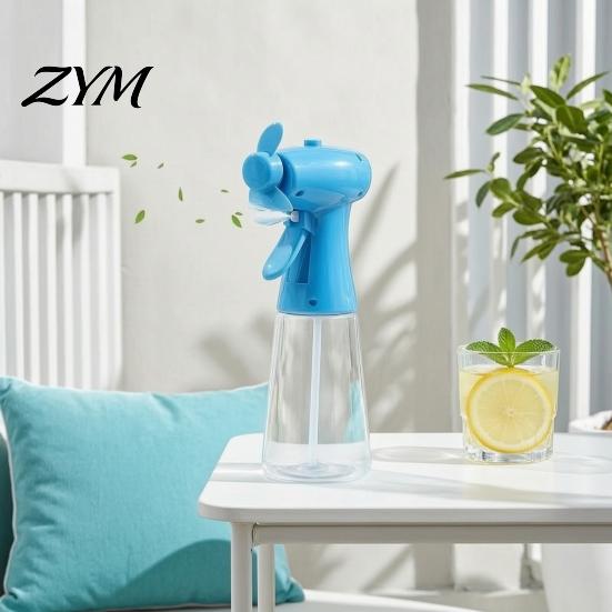 Personal Misting Fan for Hot Weather Handheld Spray Fan, Portable with 400ml Water Travel Tank, Summer Cooling Outdoor Camping Battery Operated