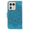 For Motorola Edge 50 Ultra 5G/Moto X50 Ultra 5G Case PU Leather Mandala Imprinted Design Wallet Phone Cover
