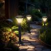 Solar Powered Garden Light Outdoor Waterproof LED Lawn Lamp Yard Villa Courtyard Park Pathway Landscape