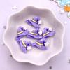 10Pcs Resin Colorful Cute Witch Hat Cat Bat Skull Figurines Flatback Stone DIY Bow Halloween Decor Scrapbook Accessories
