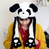 Adorable Panda Hat with Moving Ears - Cute Performance Prop, Gift, or Souvenir