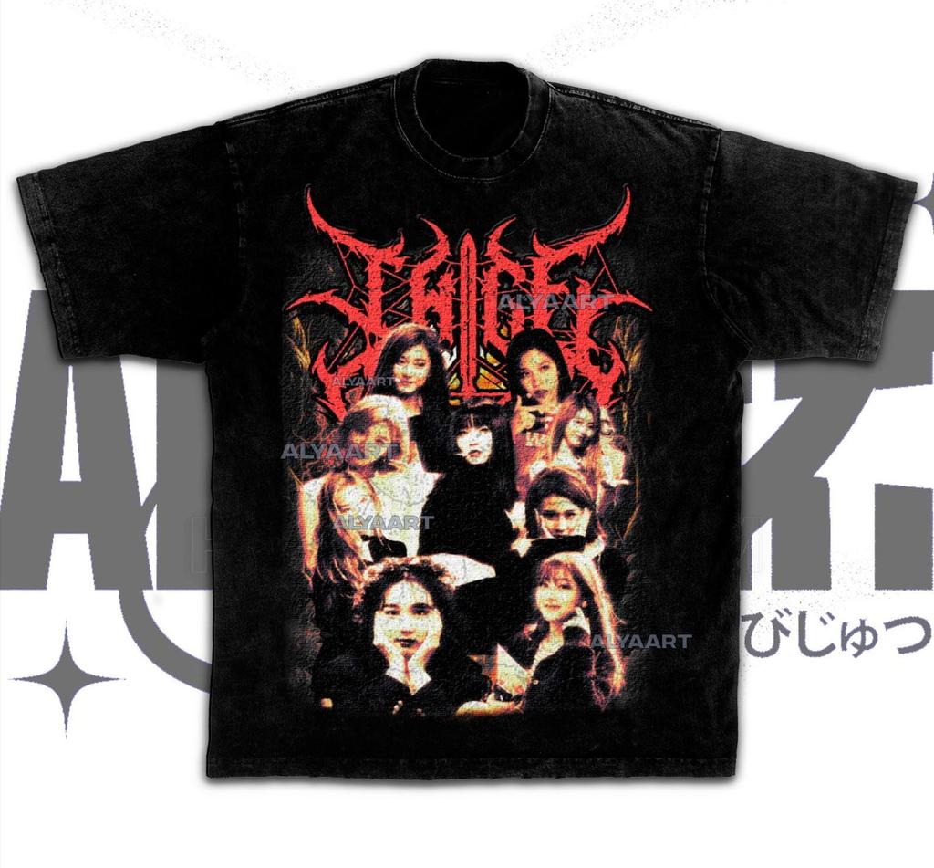 Heavy Metal Twice T-shirt - Unisex Kpop Tee