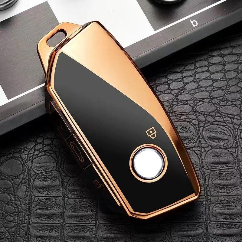 

Силиконовый держатель TPU чехол для ключа Аксессуары чехол для ключа автомобиля брелок для BMW 7 серии 735i 740Li X7 X1 U11 2025 I7 G07 LCI XM