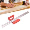 Circle Center Finder Tool 0.05mm Accuracy 300mm Range Clear Scales Center Scribe Gauge Woodworking