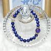 Original Natural Lapis Lazuli & White Crystal Chinese Style Bracelet - Elegant Gift for Besties