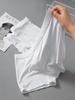 Big Size Men's Underwear Bamboo Fiber Panties Boxer Briefs Modal Underpants Boy Undies White Undershorts Solid Color Knickers Trunks L XL 2XL 3XL 4XL