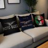 Moto Guzzi Motorcycle Office Cushion Pillowcase Car Cushion Cover45X45Cm Lumbar Pillowcase Sofa Pillowcover