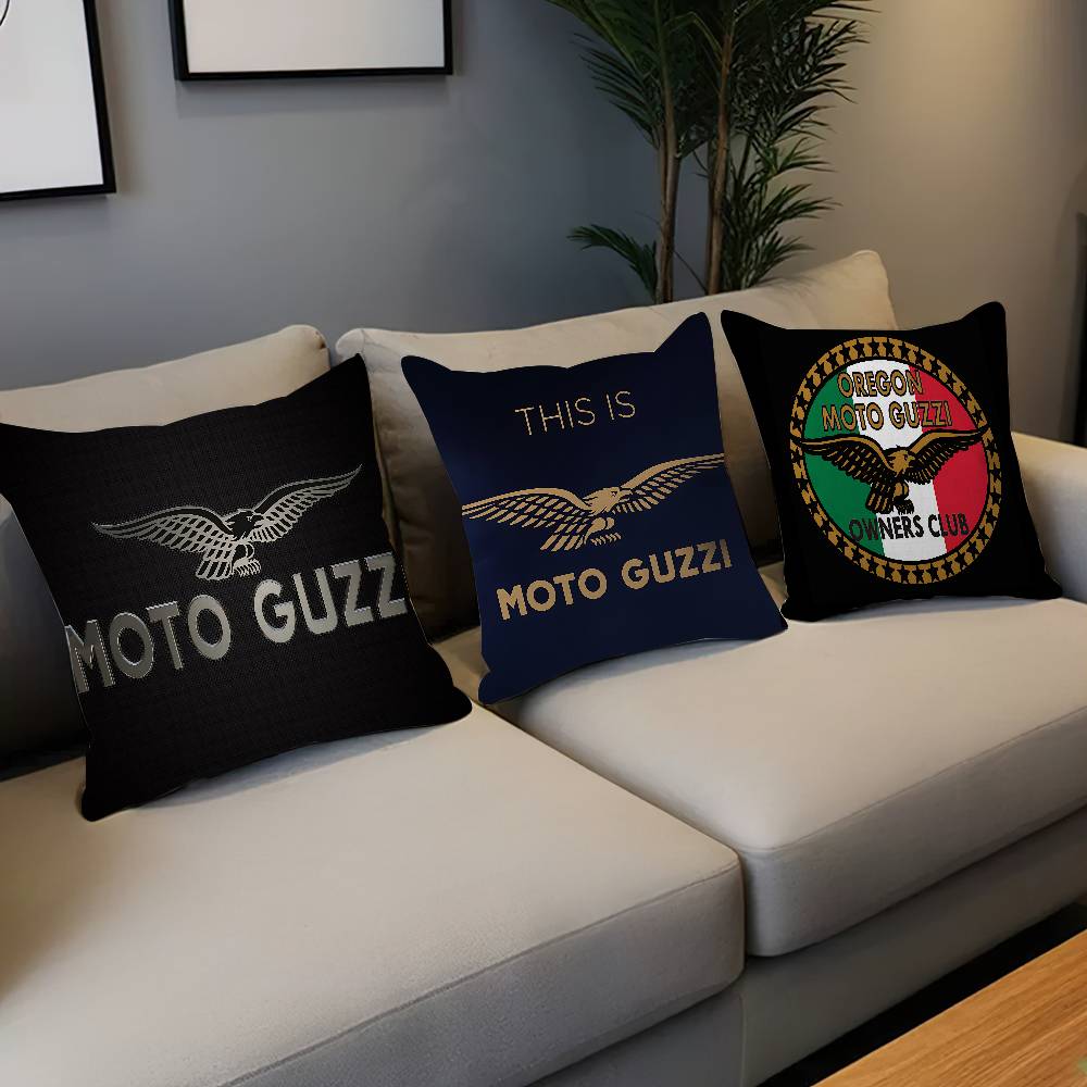 Moto Guzzi Motorcycle Office Cushion Pillowcase Car Cushion Cover45X45Cm Lumbar Pillowcase Sofa Pillowcover